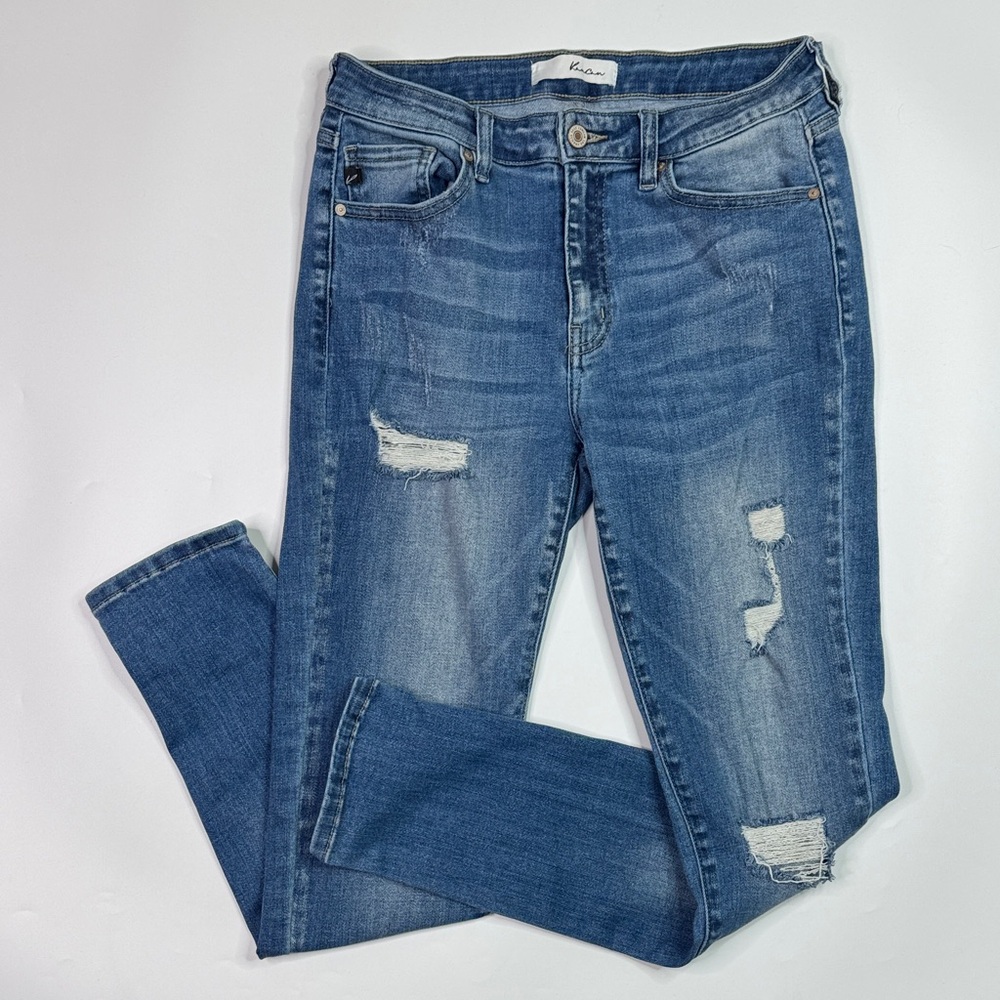 KanCan Distressed Denim Skinny Jeans Size 29